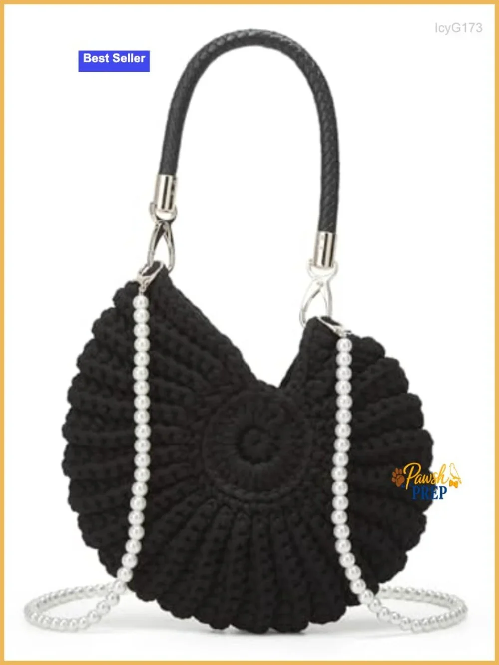 Handwoven Crochet Seashell Bag - Boho Summer Beach Purse